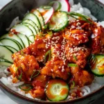 KOREAN GOCHUJANG CHICKEN BOWL