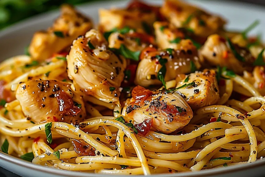 Monterey Chicken Spaghetti