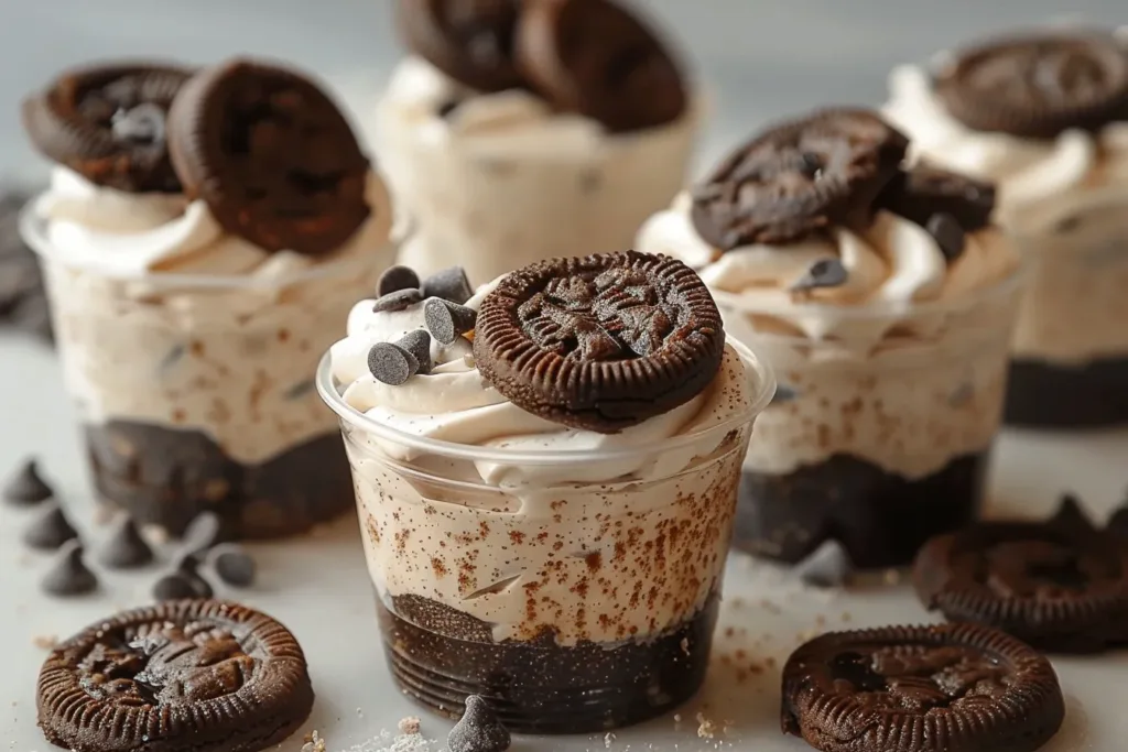 No-Bake Cookies and Cream Dessert Cups