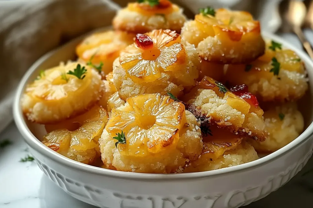PINEAPPLE UPSIDE SUGAR COOKIES