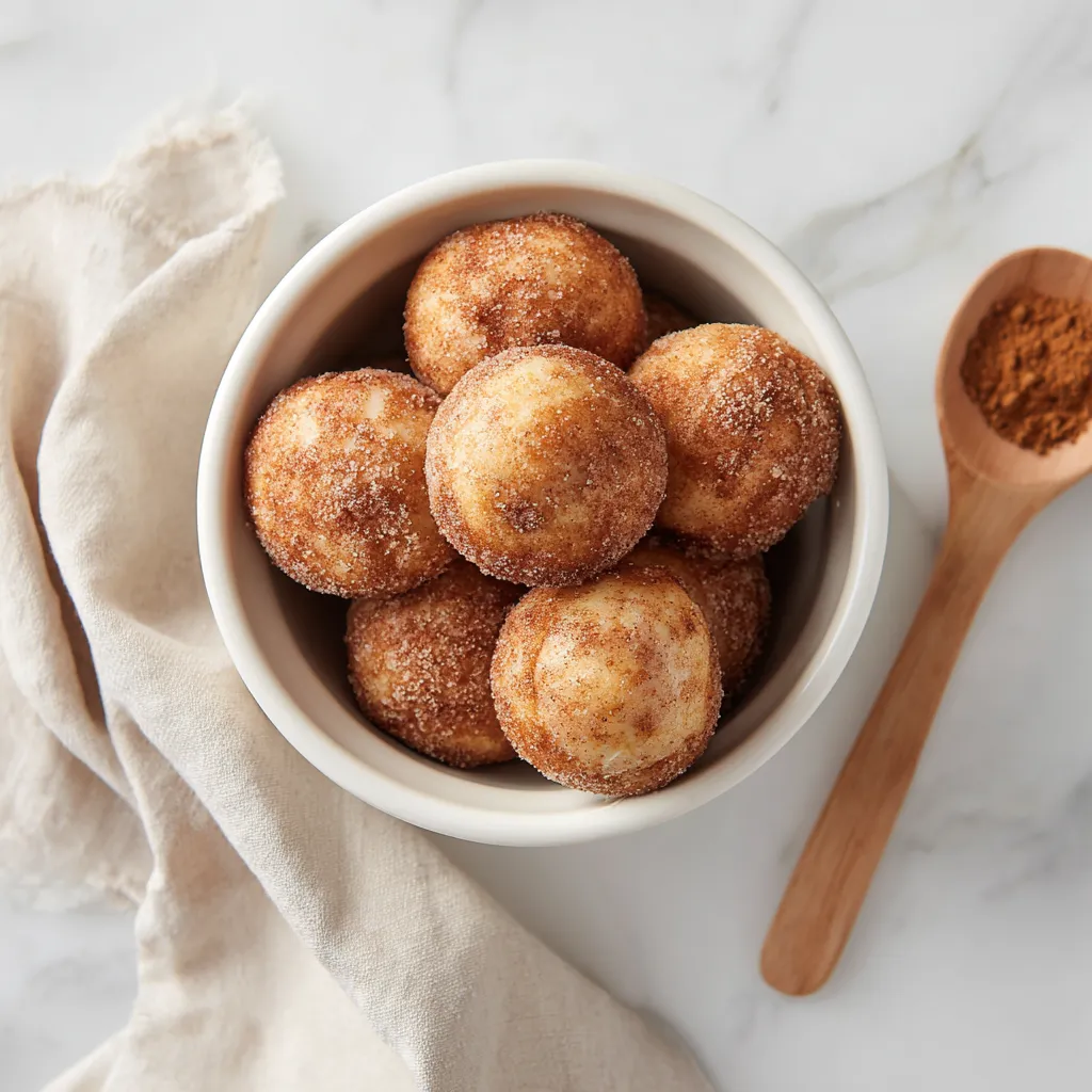 Snickerdoodle Doughnut Hole Muffins