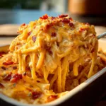 SPICY SOUTHERN CHEESY CHICKEN SPAGHETTI CASSEROLE
