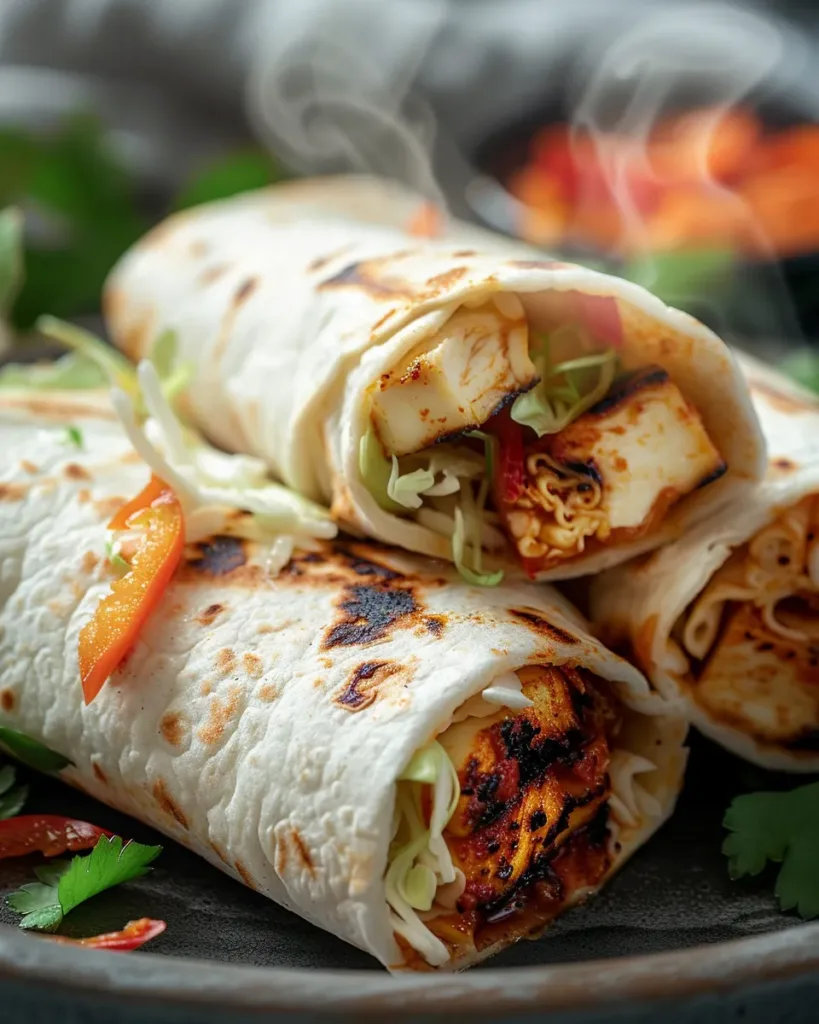 SWEET CHILI HALLOUMI WRAPS