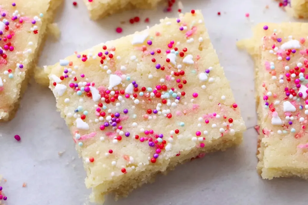 Almond Flour Sugar Cookie Bars