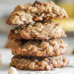 Chewy Banana Oatmeal Cookies