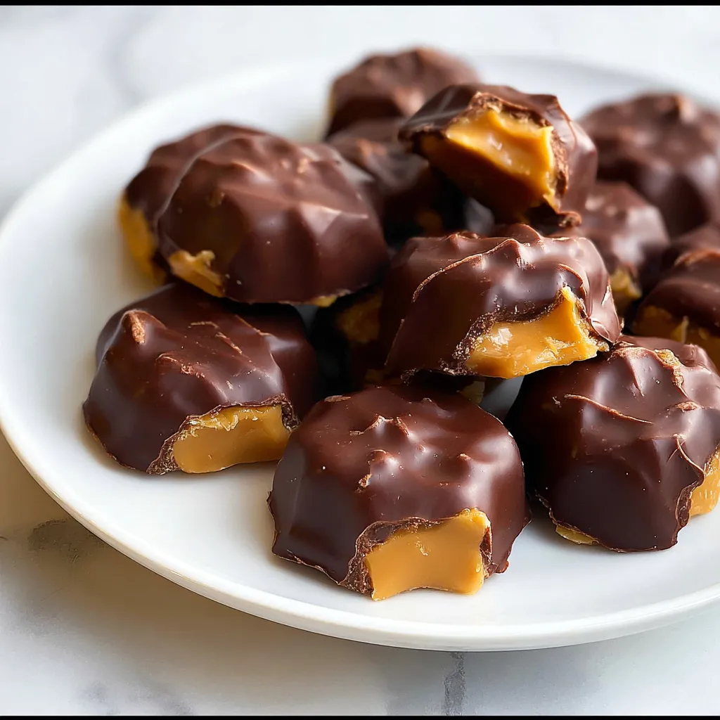 Crockpot Chocolate Caramel Candy