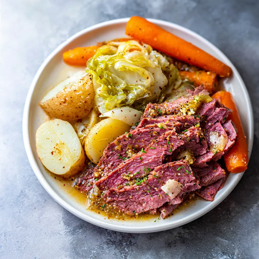 CROCKPOT CORNED BEEF AND CABBAGE RECIPE