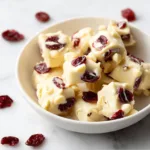 Crockpot White Chocolate Cranberry Candy