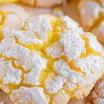 Easy 3-Ingredient Lemon Crinkle Cookies