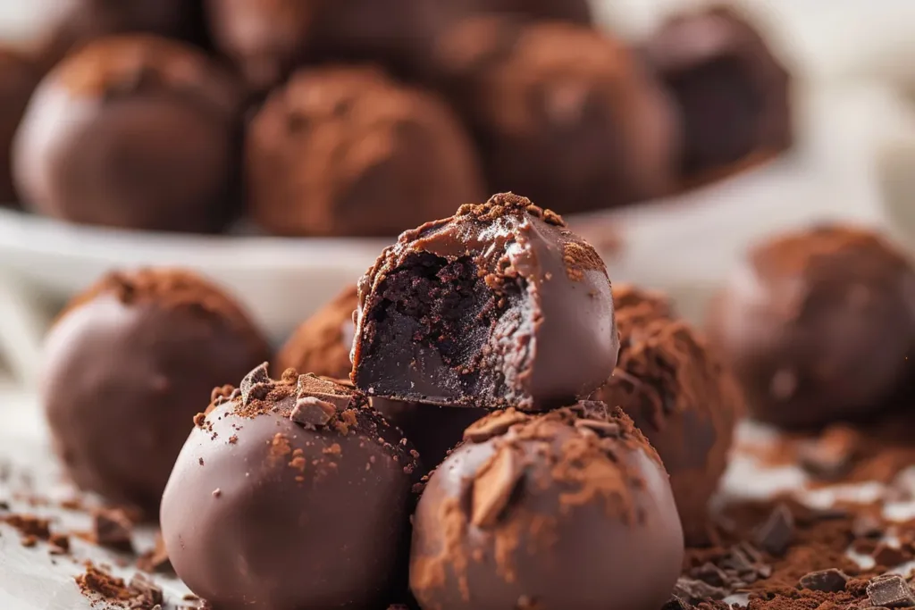 Easy Brownie Truffles