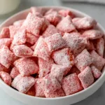 Easy Strawberry Shortcake Puppy Chow