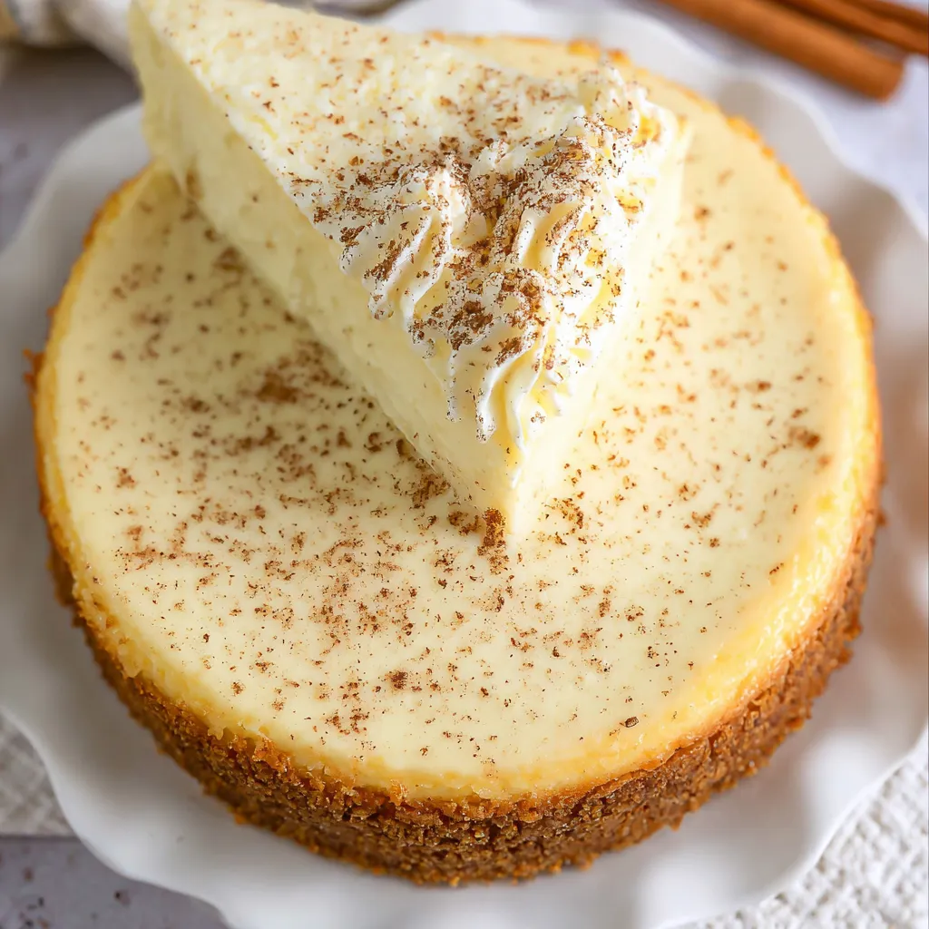 Eggnog Cheesecake