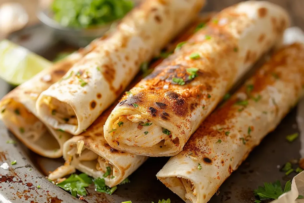GLUTEN FREE CHICKEN TAQUITOS