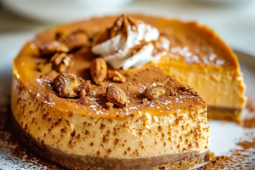 Gluten-Free Pressure Cooker Pumpkin Cheesecake