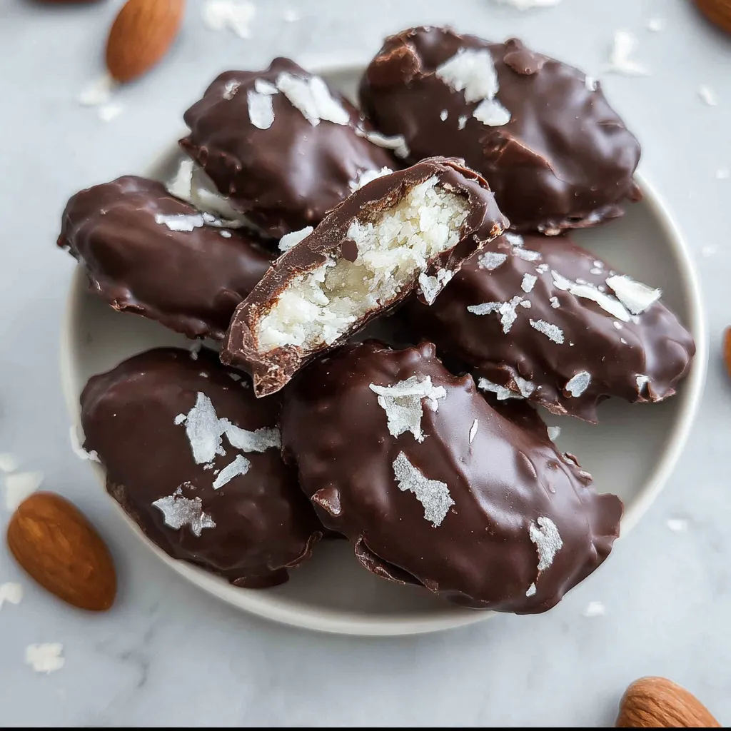 Homemade Almond Joys