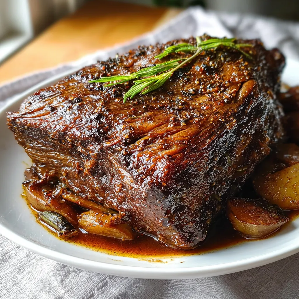 low cooked beef brisket