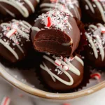 Peppermint Hot Chocolate Truffle Bombs
