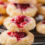 Raspberry Thumbprint Cookies