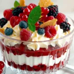 Red Velvet Berry Trifle