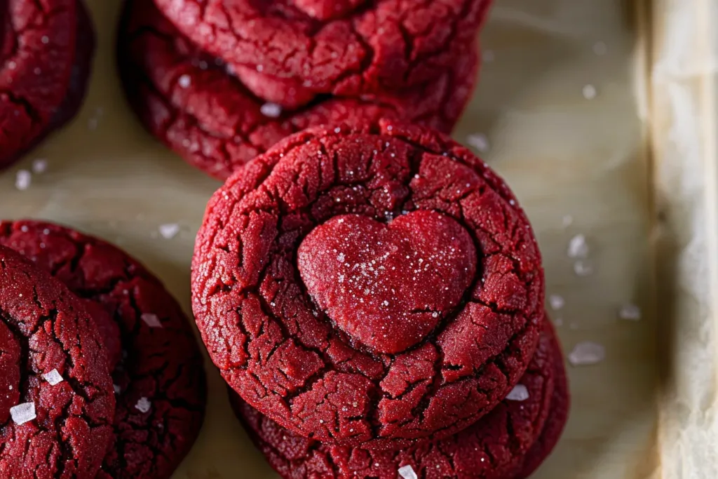 Red Velvet Sugar Cookies
