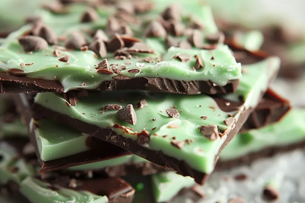 St. Patrick’s Day Mint Chocolate Bark