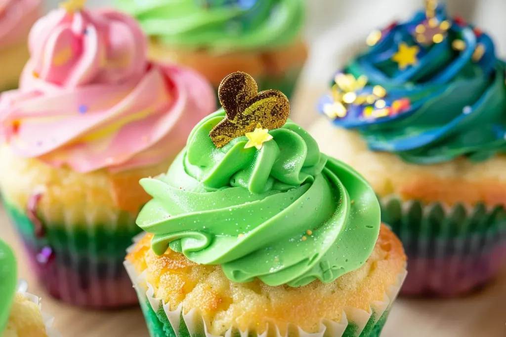 St. Patrick’s Day Rainbow Cupcakes