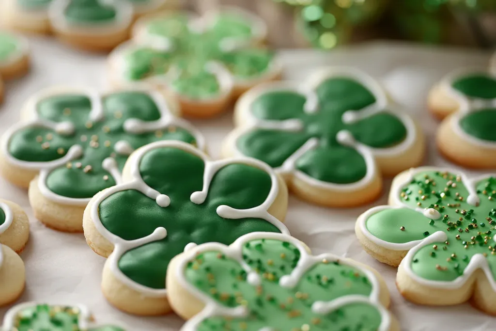 St. Patrick’s Day Shamrock Sugar Cookies