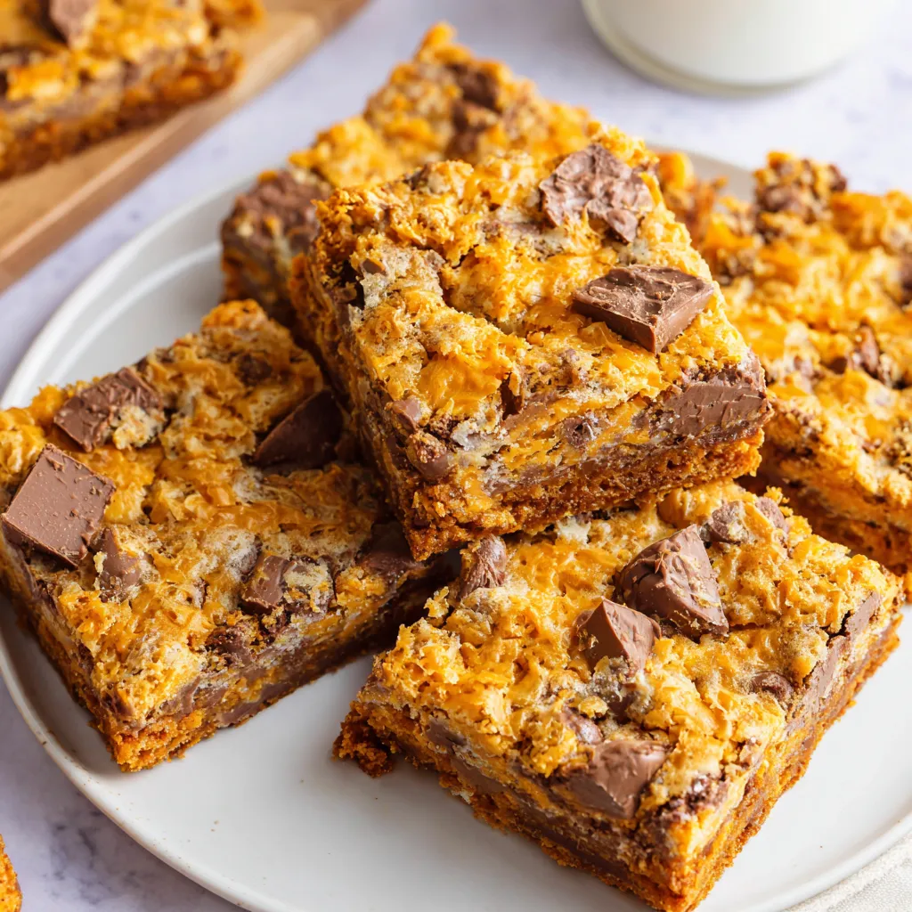 Butterfinger Cookie Bars