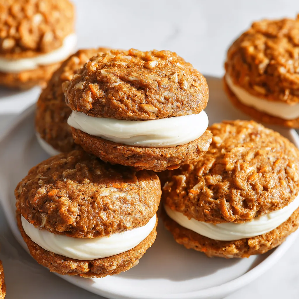 Carrot Cake Whoopie Pies