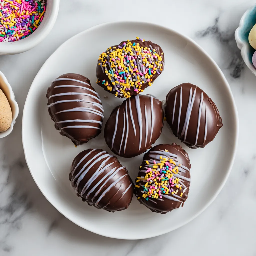 Chocolate-Covered Easter Eggs