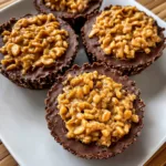 CHOCOLATE PEANUT BUTTER RICE KRISPY CUPS