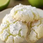 COCONUT KEY LIME CRINKLE COOKIES