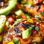 FIESTA LIME CHICKEN RECIPE WITH AVOCADO