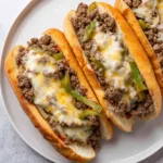 Ground Beef Philly Cheesesteaks