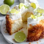 Key Lime Angel Food Cake