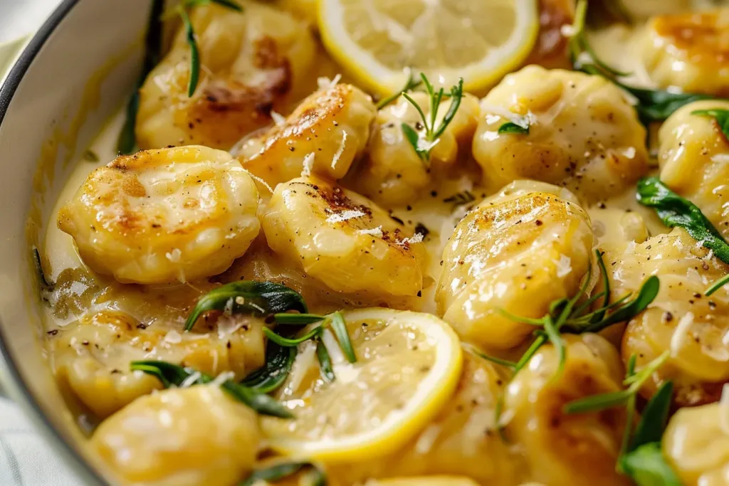 Lemon Chicken Gnocchi