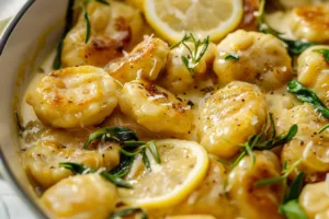 LEMON CHICKEN GNOCCHI
