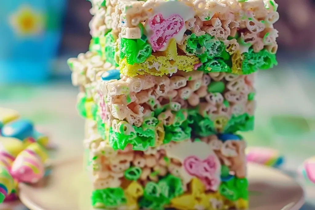 Lucky Charms Rice Krispie Treats