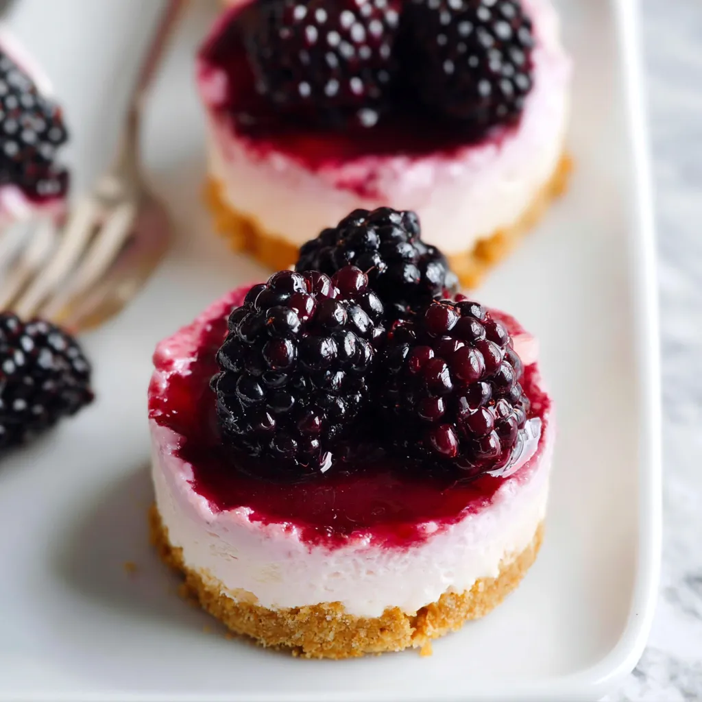 174 no bake mini blackberry cheesecakes 4 6974c33a2366f 1