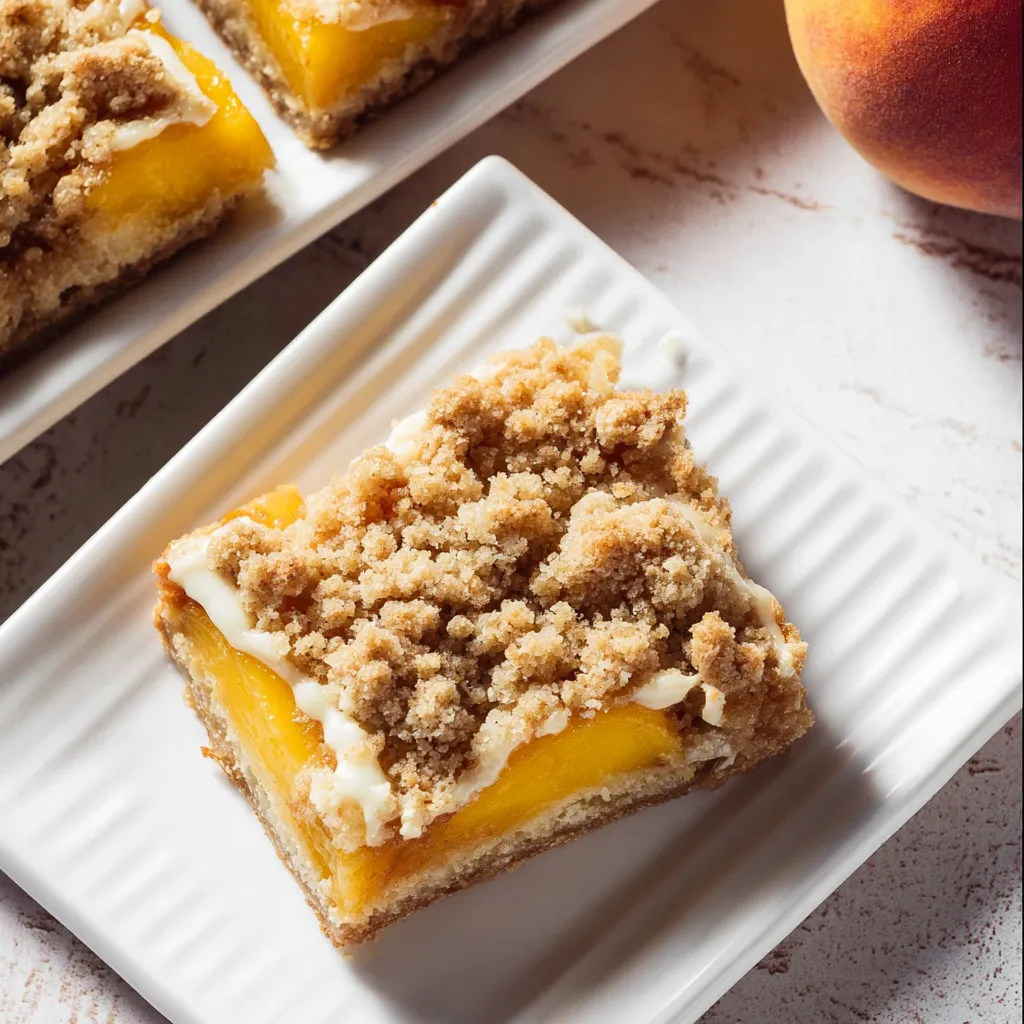Peach Pie Crumble Bars 4 Peach Pie Crumble Bars