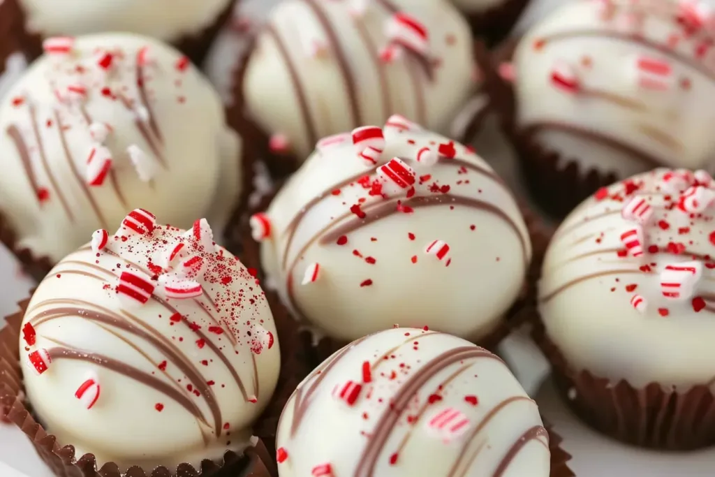 Peppermint Oreo Truffles