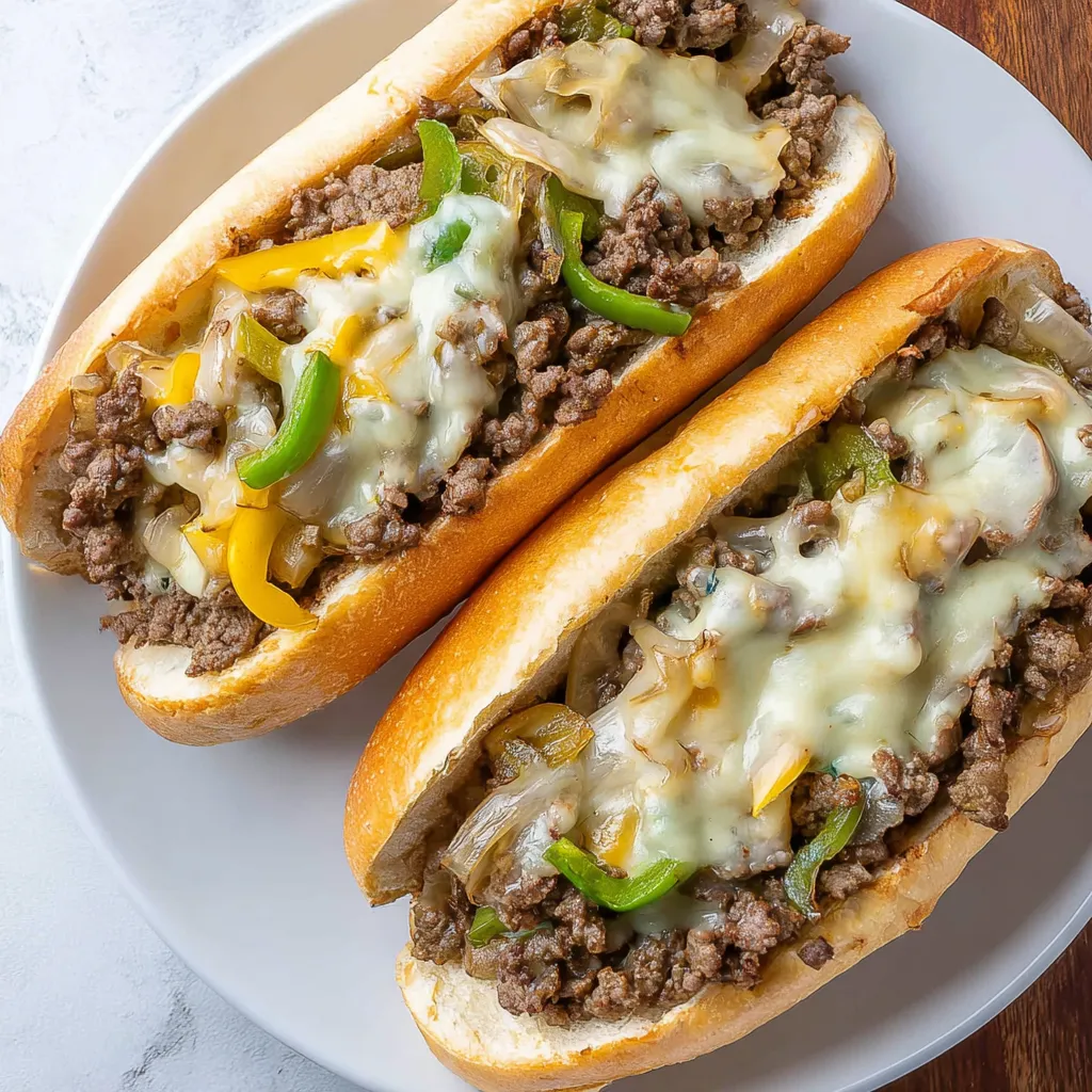 174 ground beef philly cheesesteaks 2 697d2650d98ad