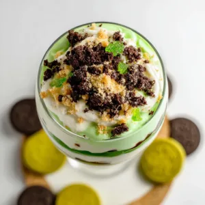 St Patrick’s Day Pudding Parfait
