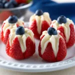 Cheesecake Stuffed Strawberries - featured image