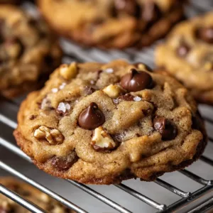 Giant New York Style (Levain bakery) Chocolate Chip Cookies With Walnuts - featured image