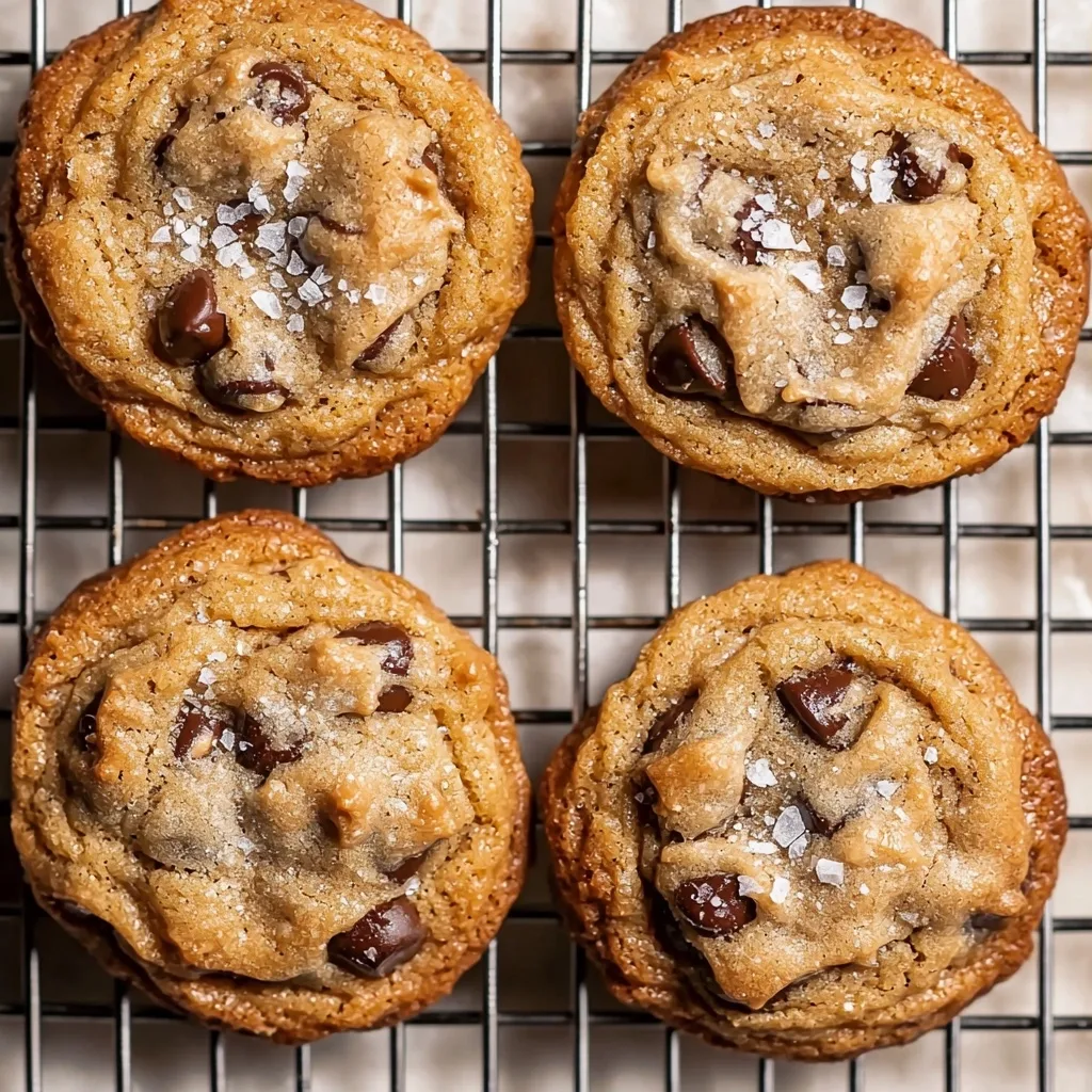 Giant New York Style (Levain bakery) Chocolate Chip Cookies With Walnuts - step by step