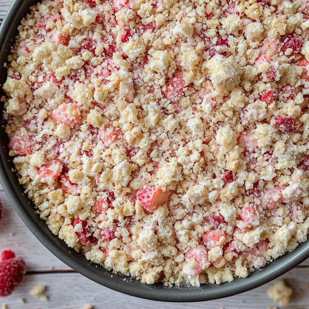 Strawberry Crunch Cheesecake - finished dish