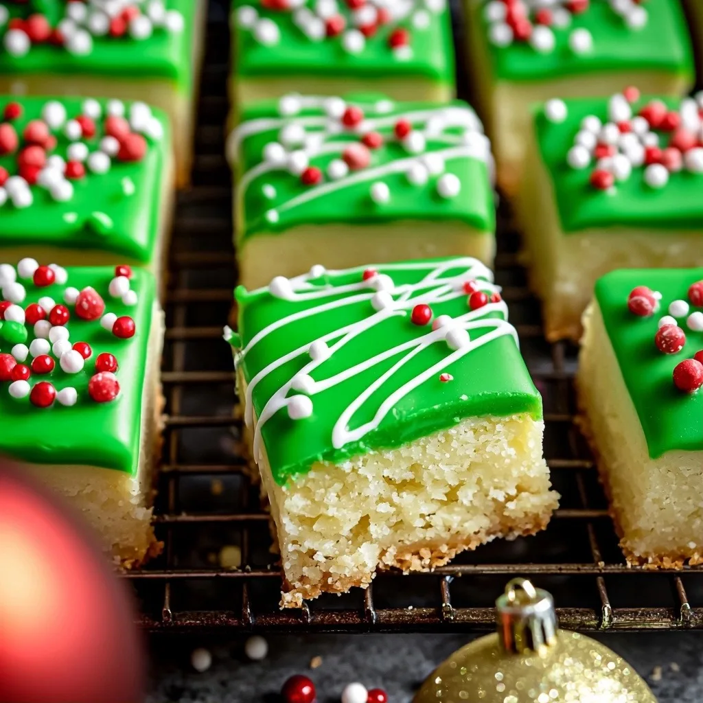 Christmas Sugar Cookie Bars - step by step