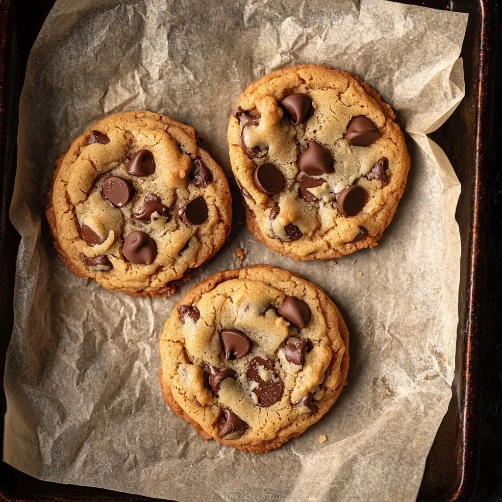 Thick Chocolate Chip Cookies - step by step
