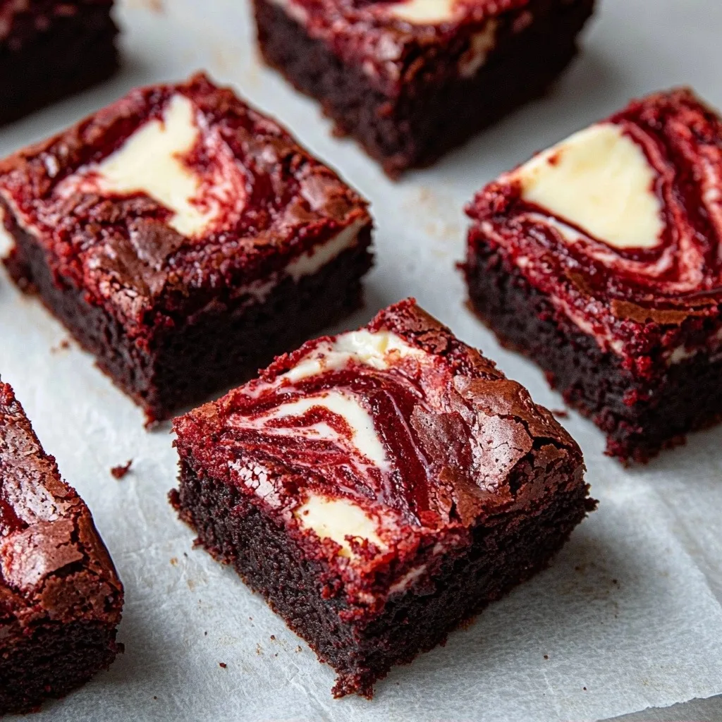 Red Velvet Brownie Recipe - step by step